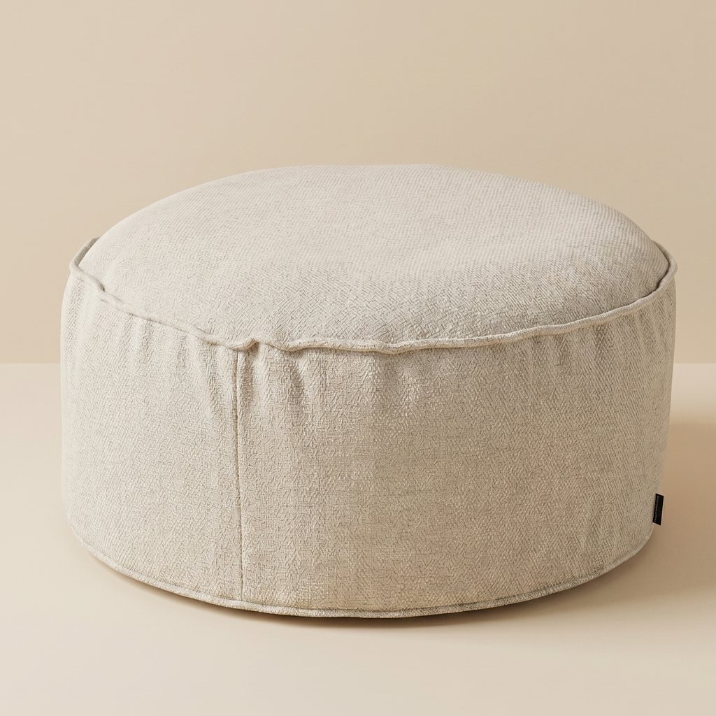 Ruby Pouf