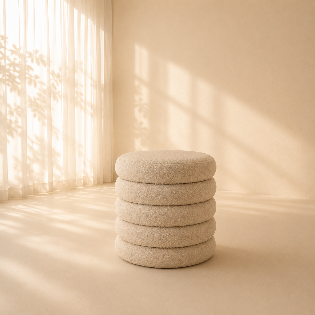 Brooklyn Pouf with Storage