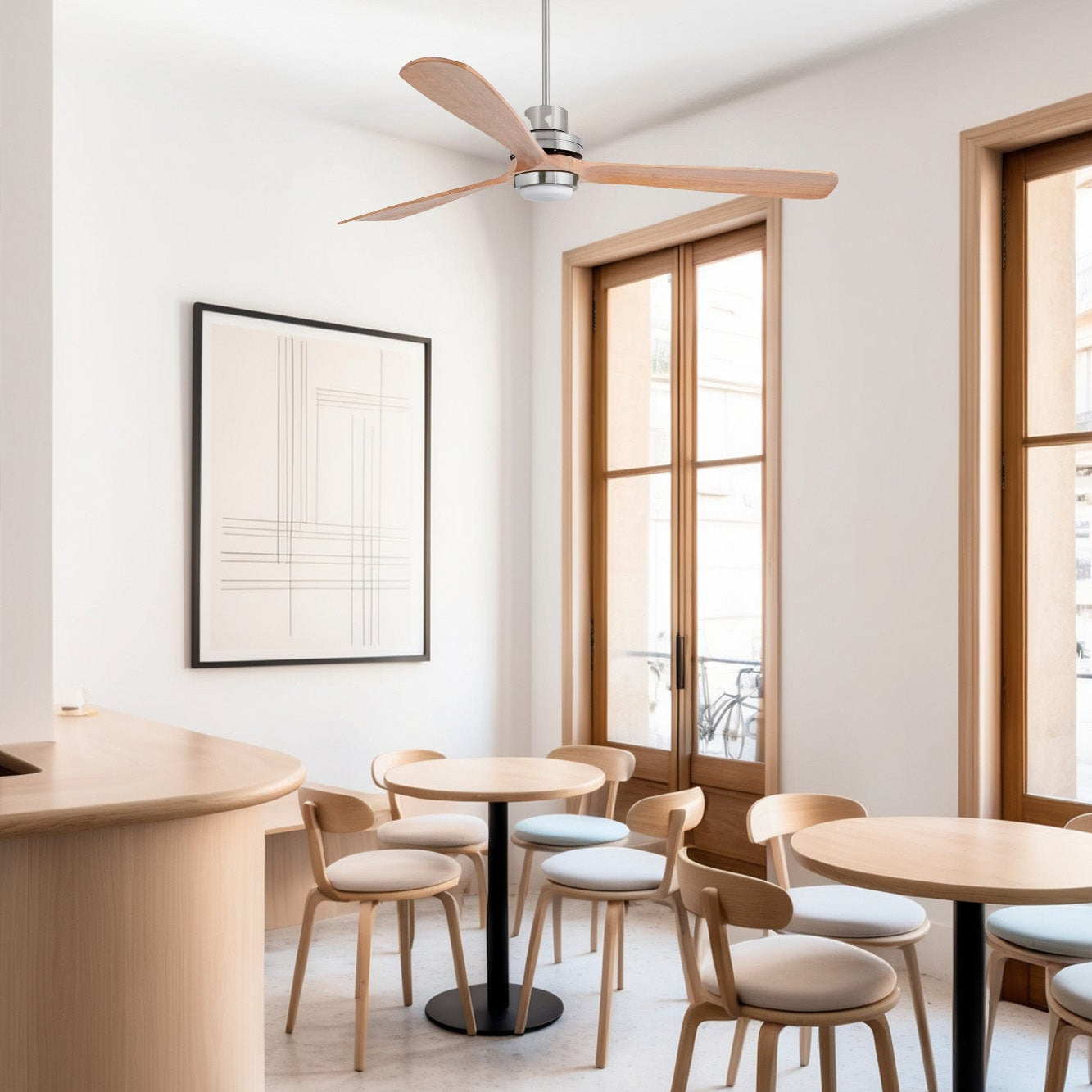 Lantau G Pine Ceiling Fan